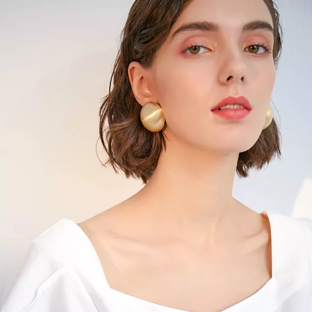Amalfi Round Earrings