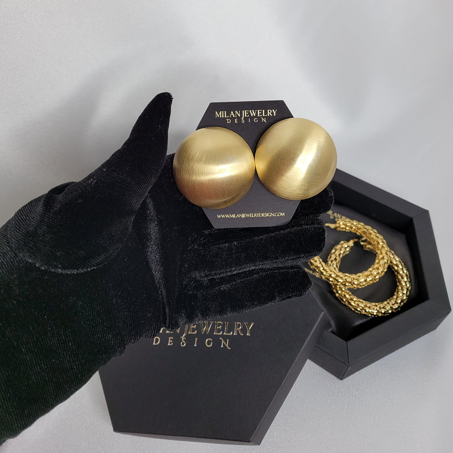 Amalfi Round Earrings