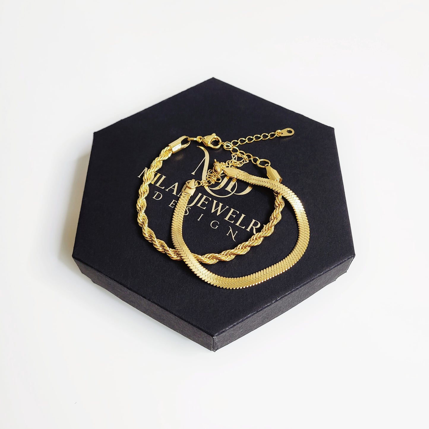 Stacy Herringbone Bracelet
