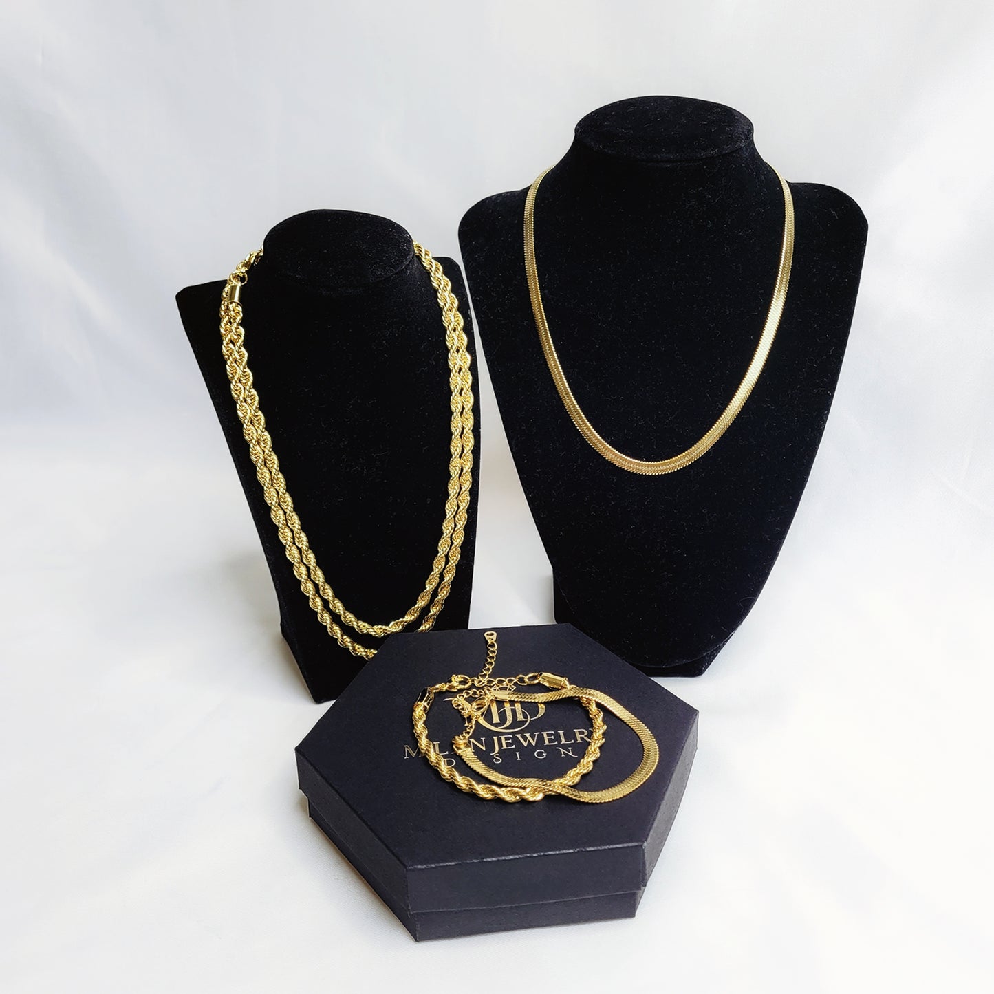 Stacy Herringbone Necklace