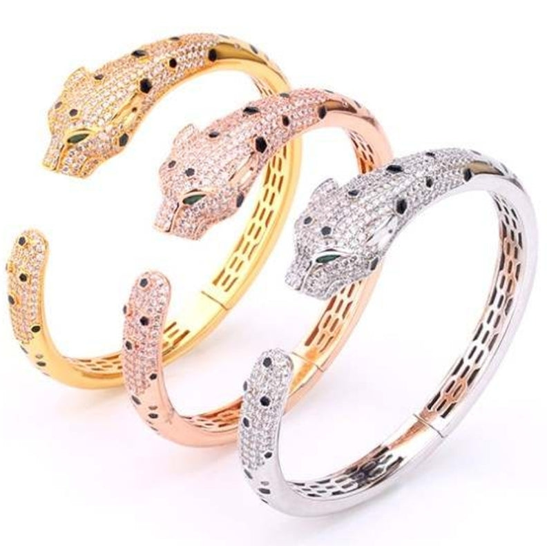 Pia Leopard Cuff
