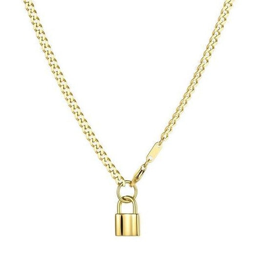 Nova Mini Lock Necklace
