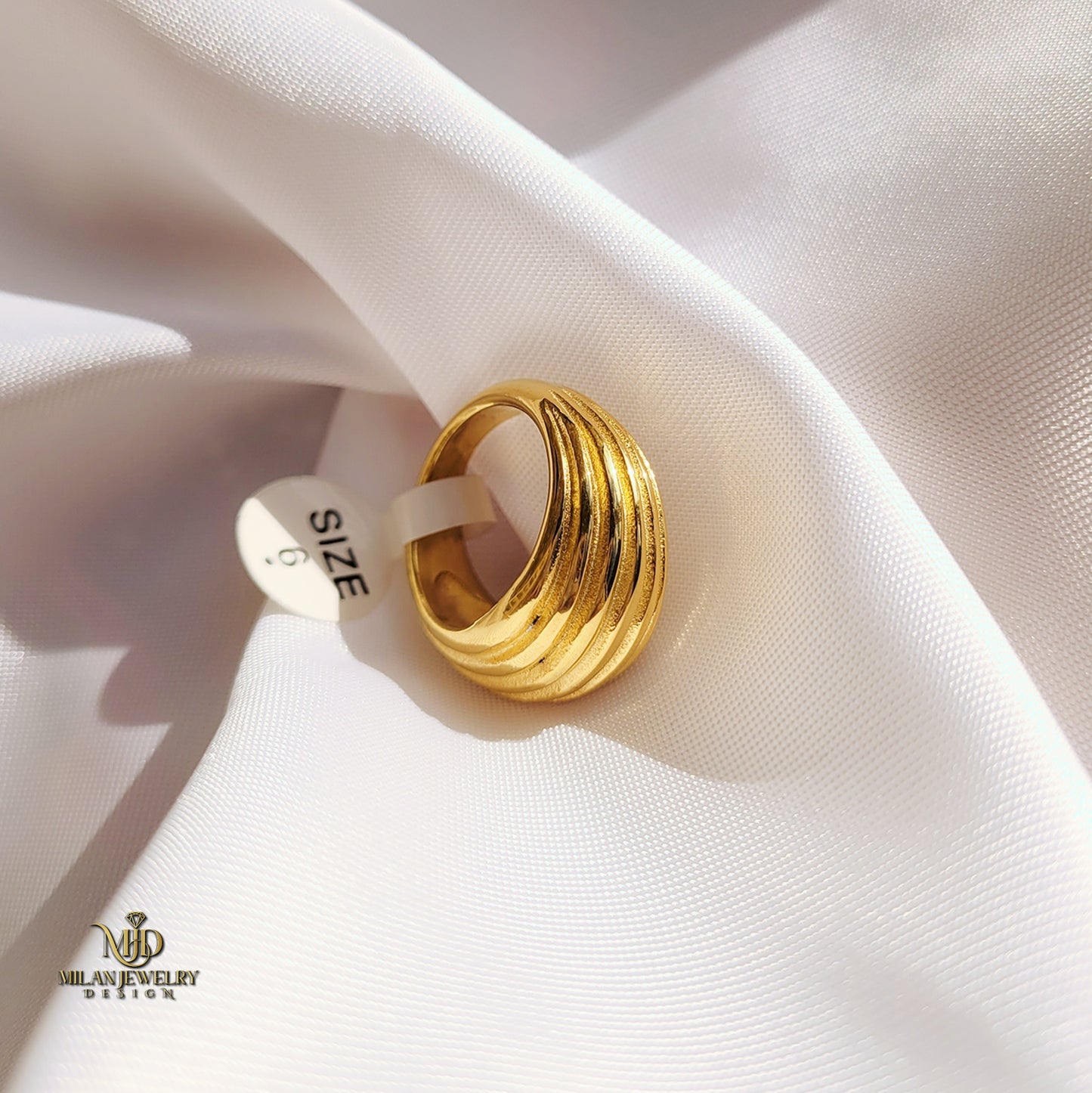 Arya Coiled Ring