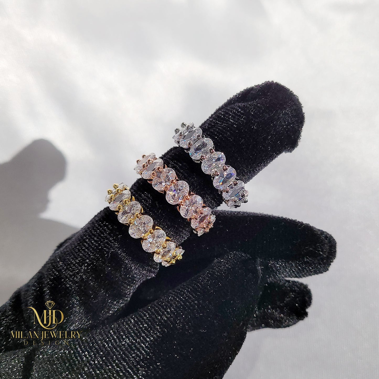 Anya Oval Eternity Ring