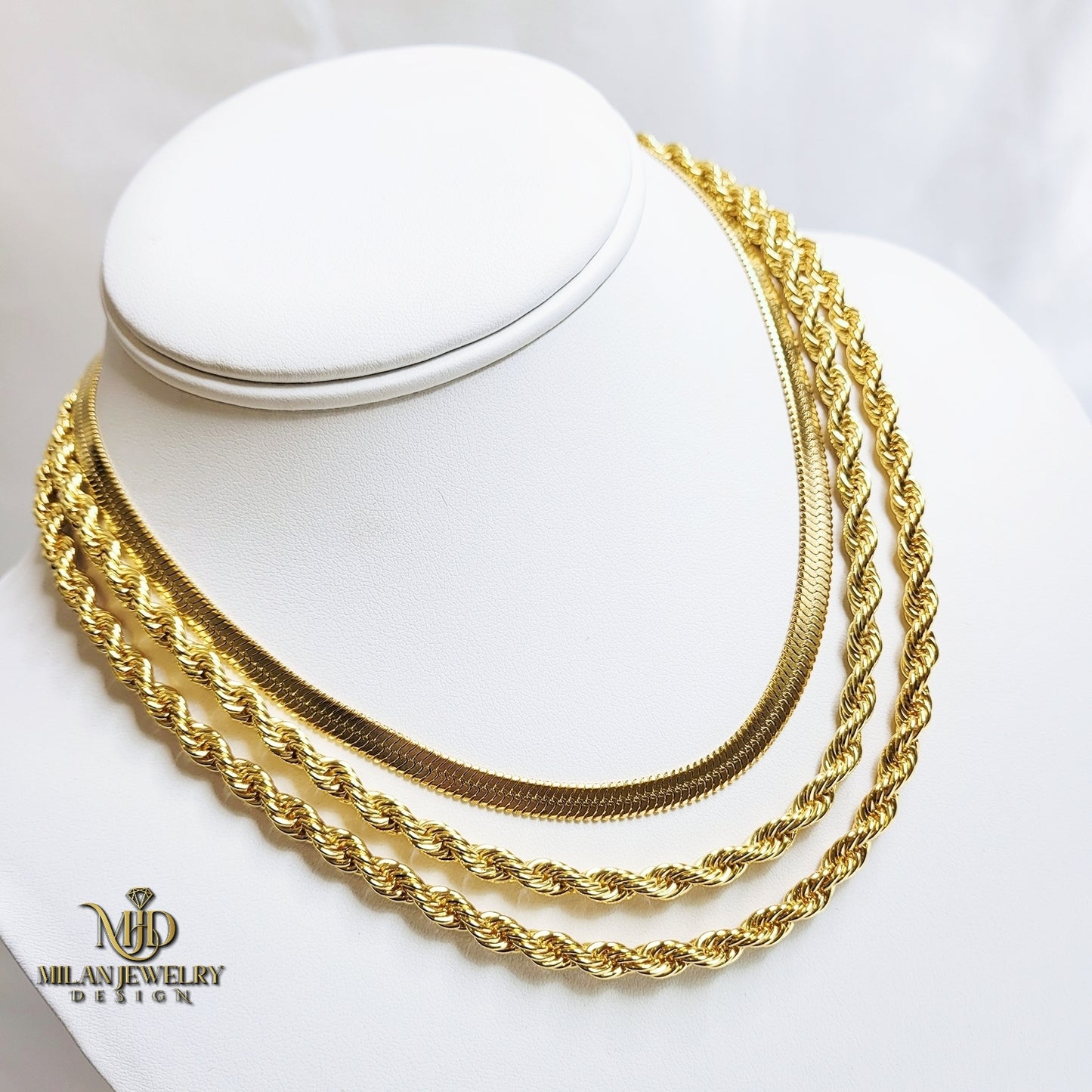 Stacy Herringbone Necklace