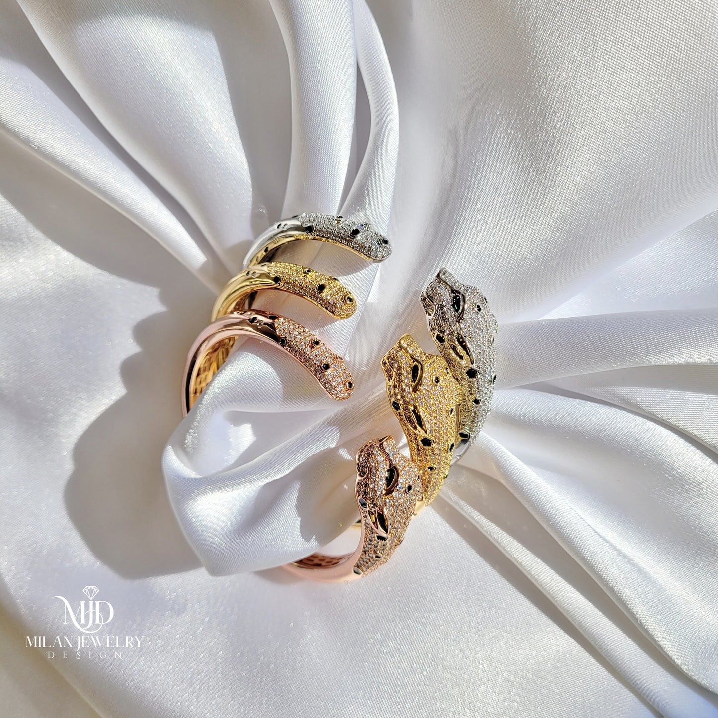 Pia Leopard Cuff