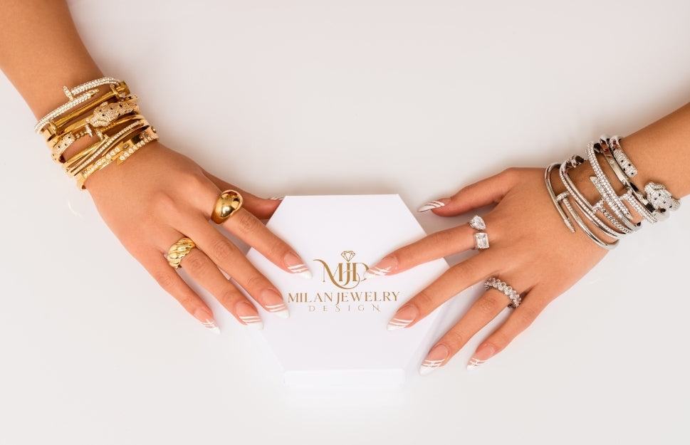 Milan Jewelry Design Coco Choker & Bracelet Bracelet (Only) / Silver