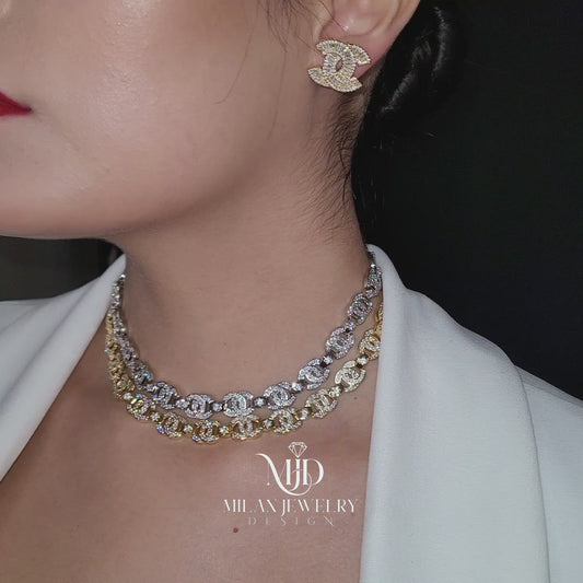 Coco Choker & Bracelet
