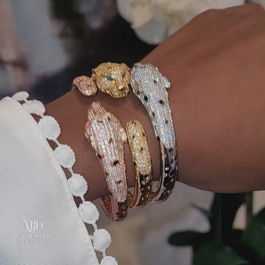 Pia Leopard Cuff